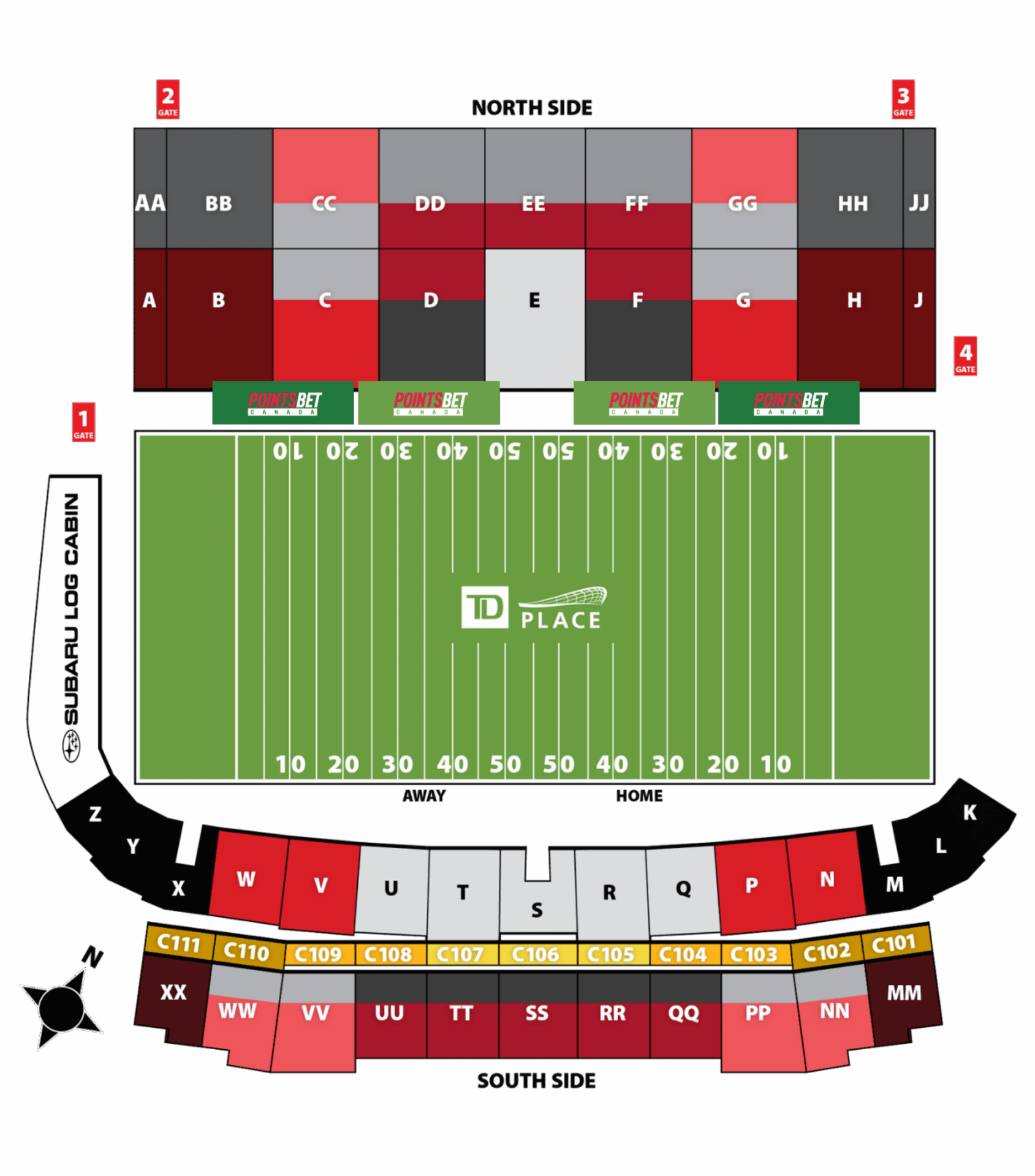 Td Place 3d Seating Chart