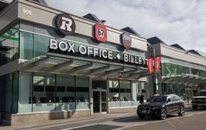 front of the TD Place Ticket Box Office