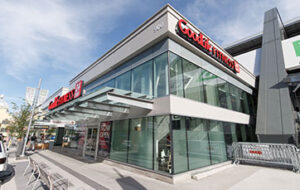 front of the Goodlife Fitness at TD Place