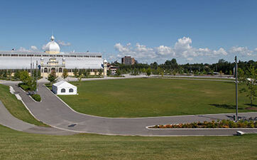 Great Lawn with the Aberdeen Pavilion in the background at TD Place.