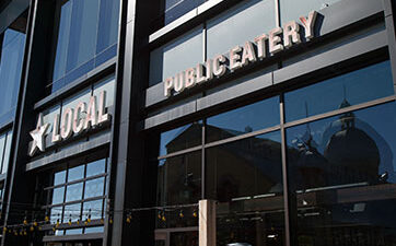 Image of the front of Local restaurant at TD Place