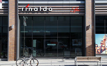 Image showing the front of Rinaldo's hair stylist shop at TD Place