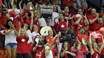 Image of fans at the Davis Cup at TD Place