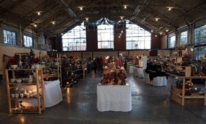 Holiday Pottery Sale inside the Horticulture Building