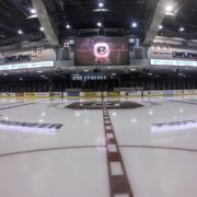 Image of the arena from ice level center ice at TD Place