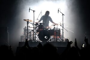 drummer performing on stage at TD Place