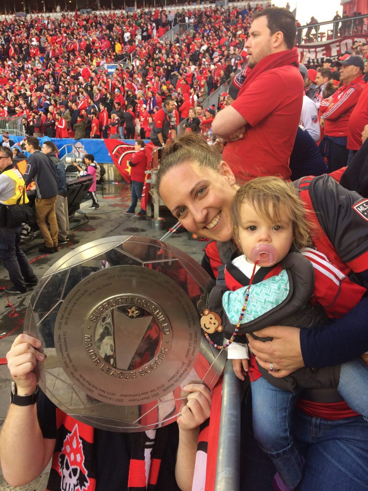 Melanie and Zoe at soccer game