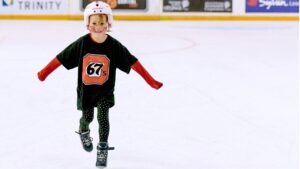Image of a Young ottawa 67's fan