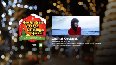 JUNO Award-winning Canadian singer-songwriter, Chantal Kreviazuk