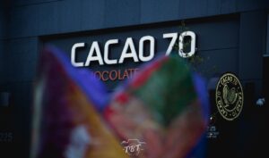 Image of the Front of the Cacao 70 restaurant at TD Place