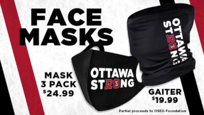 Graphic image of REDBLACKS/67's Face Masks promotional 3 pack