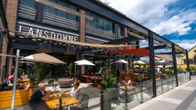 Milestones restaurant patio at TD Place