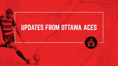 Graphic image promoting News Updates from the Ottawa Aces