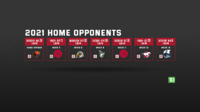 2021 RB schedule