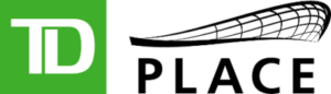 TD Place logo black