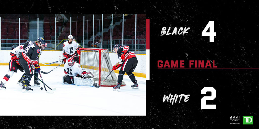67's Score Graphic Black 4 and White 2