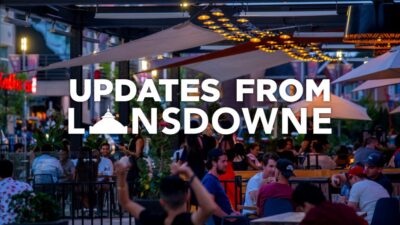 Graphic saying Updates from Lansdowne