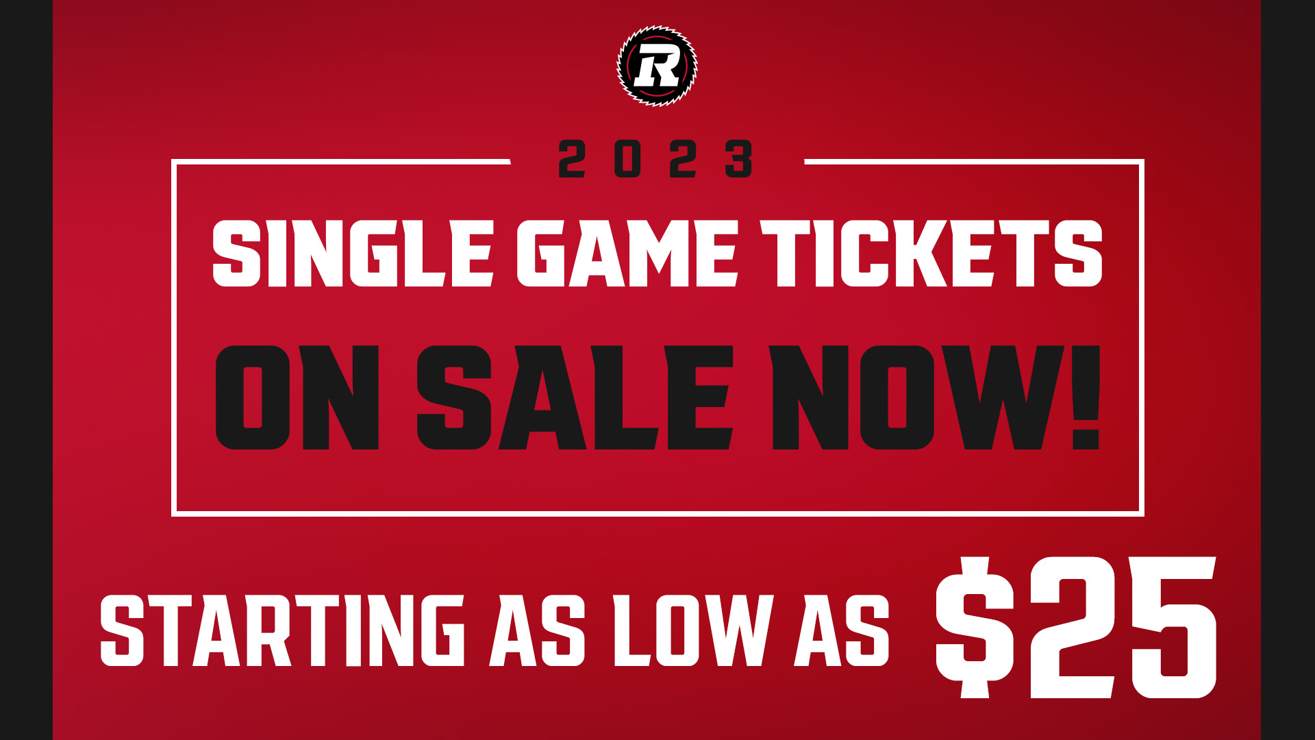 REDBLACKS Single Tickets