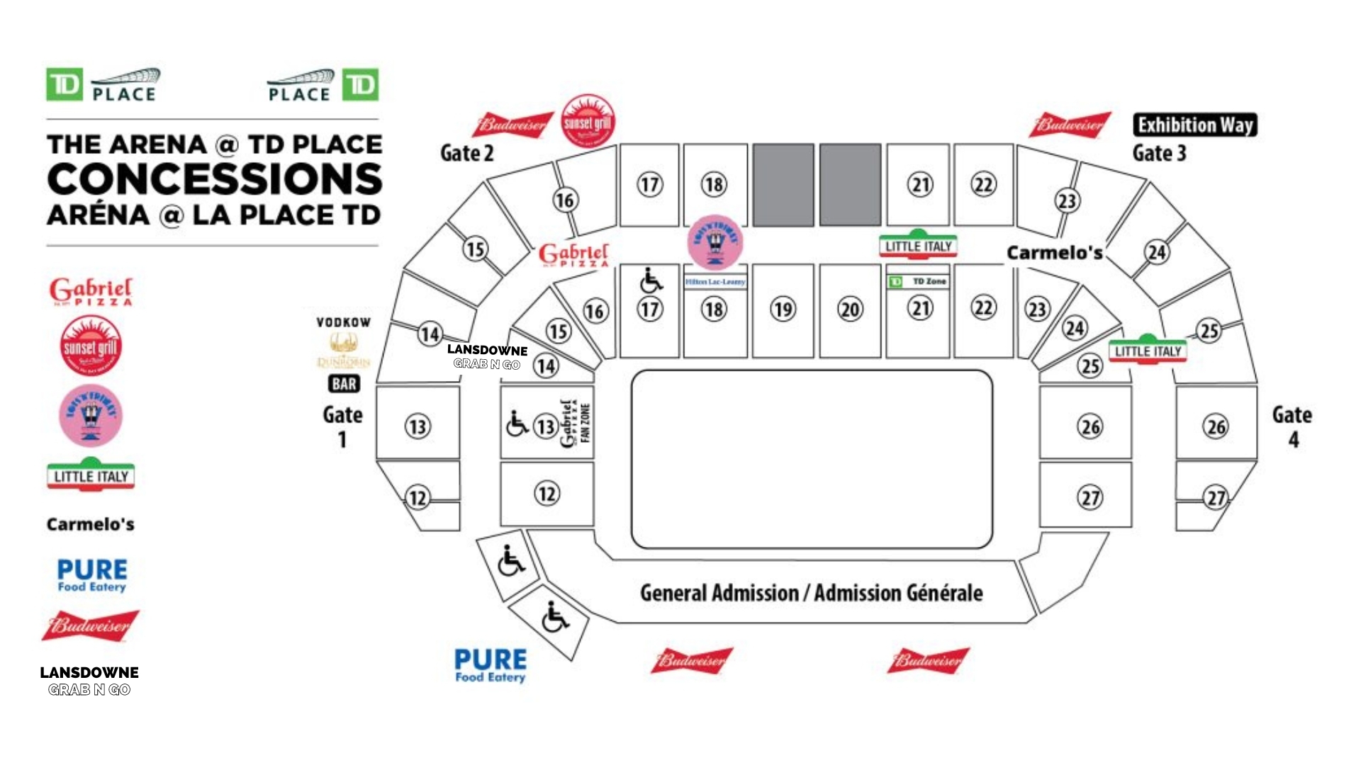 Concessions at The Arena