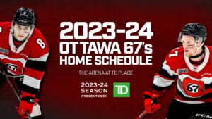 Ottawa 67s Hockey 2023-24 Schedule