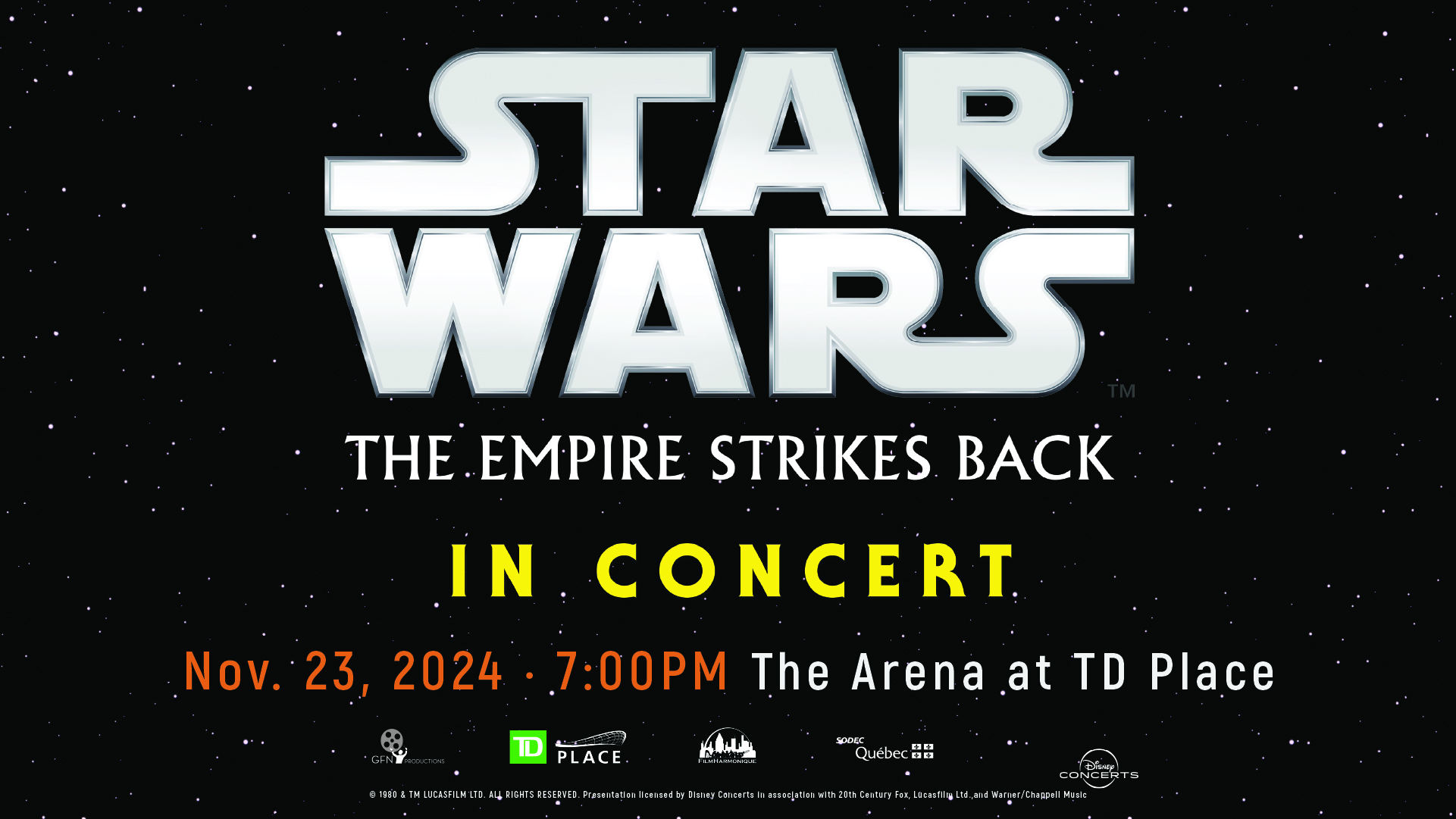 Star Wars The Empire Strikes Back In Concert Nov 23, 2024