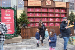 Advent calendar presented by Casino Lac-Leamy at the Ottawa Christmas Market in 2022
