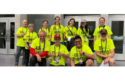 volunteers at TD Place volunteers at TD Place