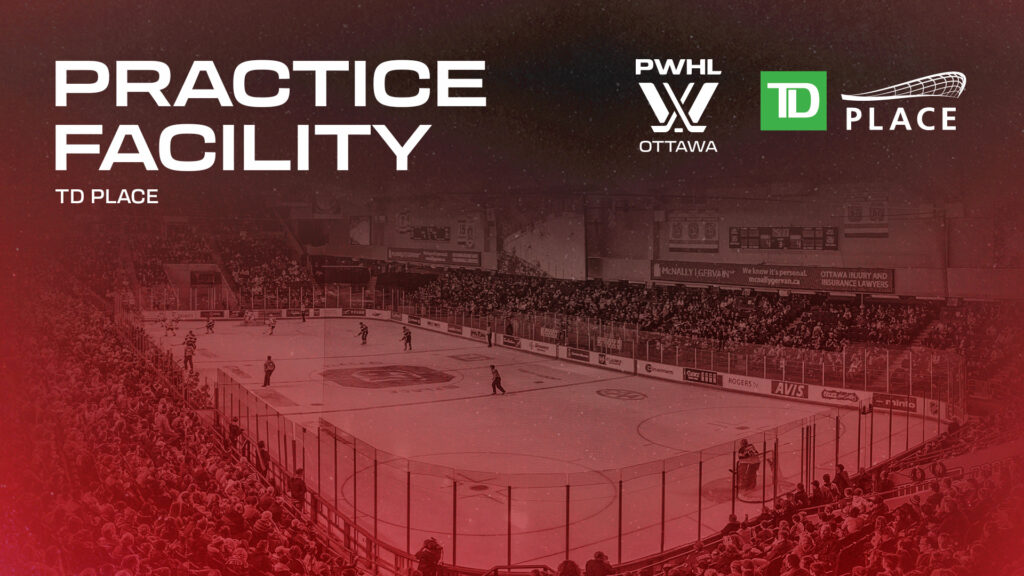 Women's Hockey Practice PWHL at the Arena TD Place Banner