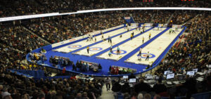 TD Place Arena during Curling championship