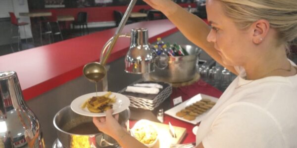 Catering Woman by the catering service at The Arena at TD Place
