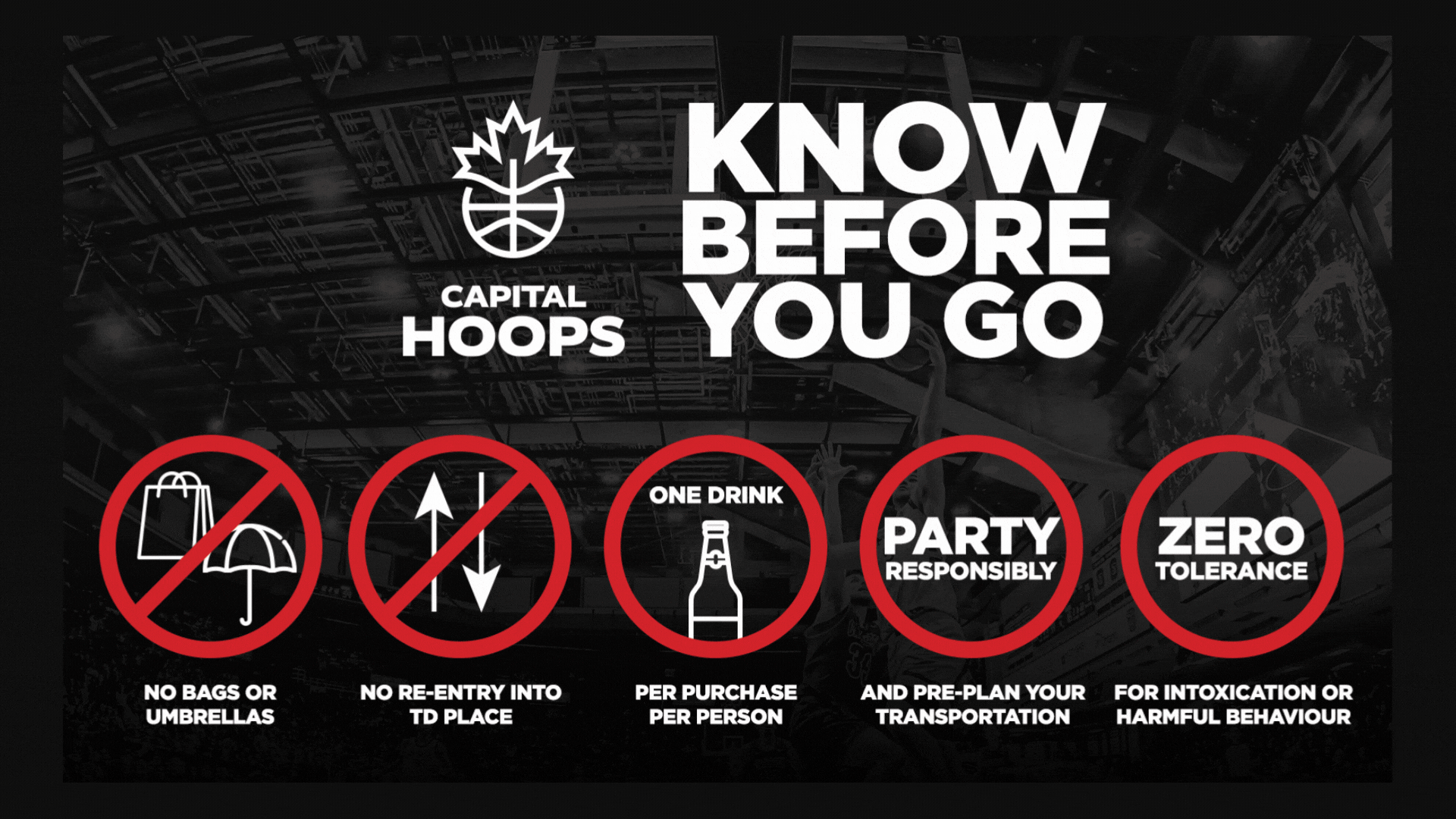 Capital hoops td place lansdowne live