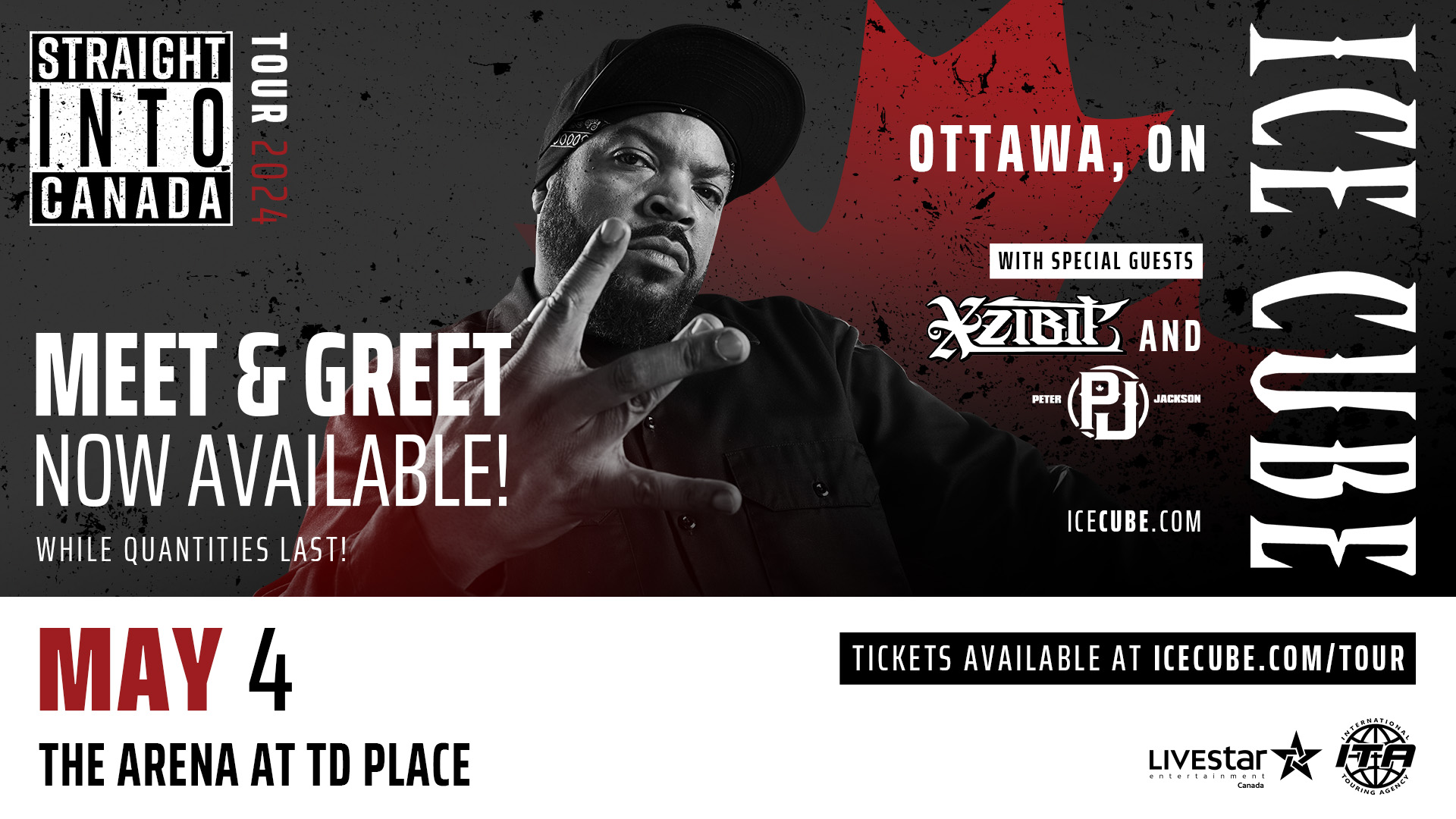 Ice Cube 2024 Show at The Arena TD Place in Ottawa