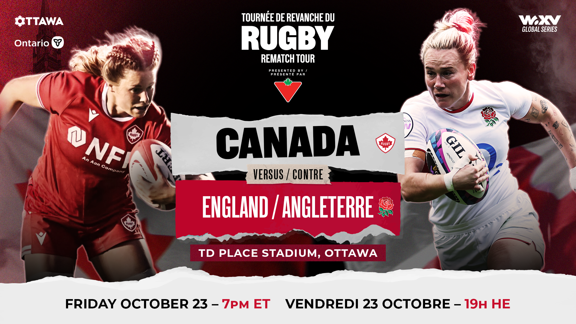 WXV RUGBY SERIES – CANADA VS ENGLAND WOMEN