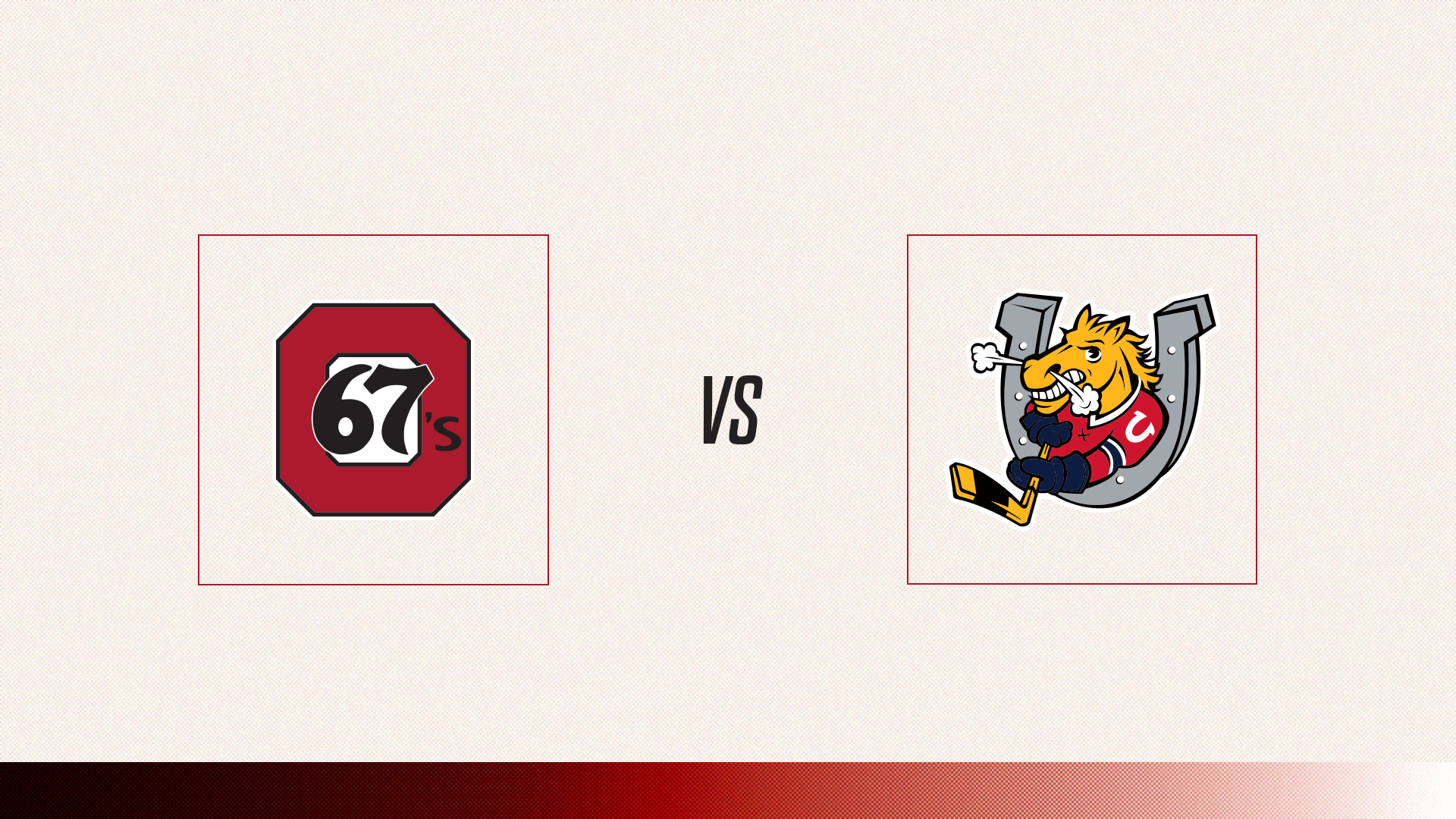 67's Vs. Barrie Colts