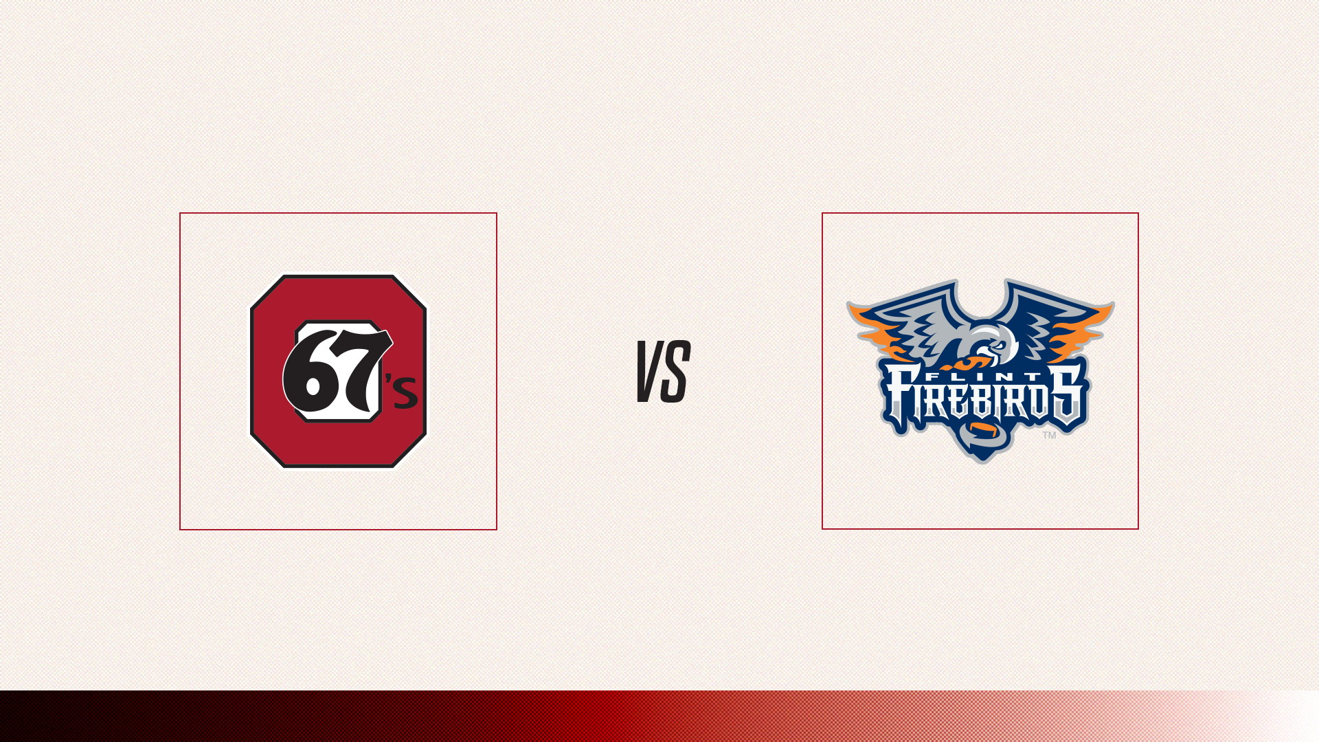 67's Vs. Flint Firebirds
