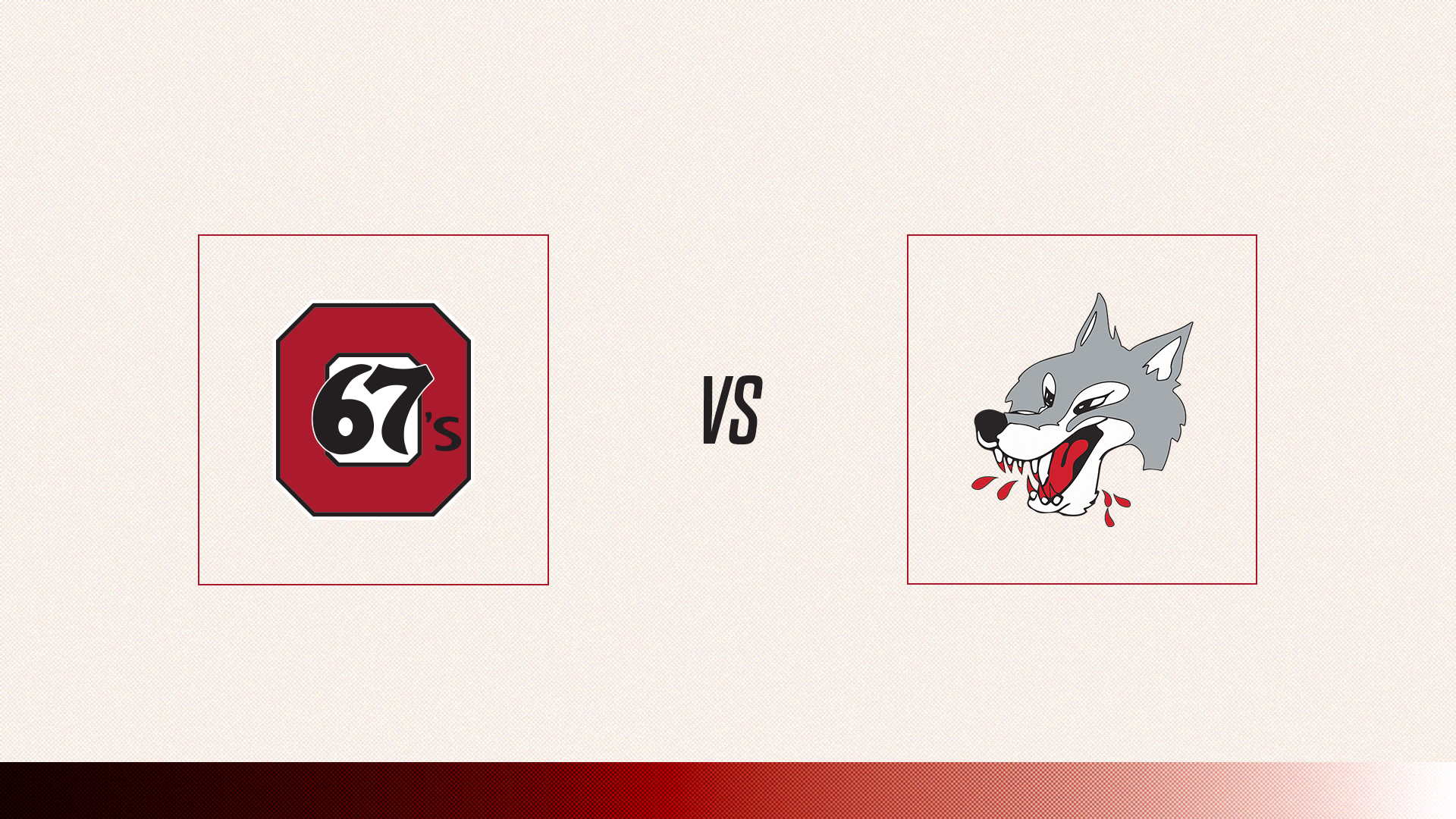 67's Vs. Sudbury Wolves