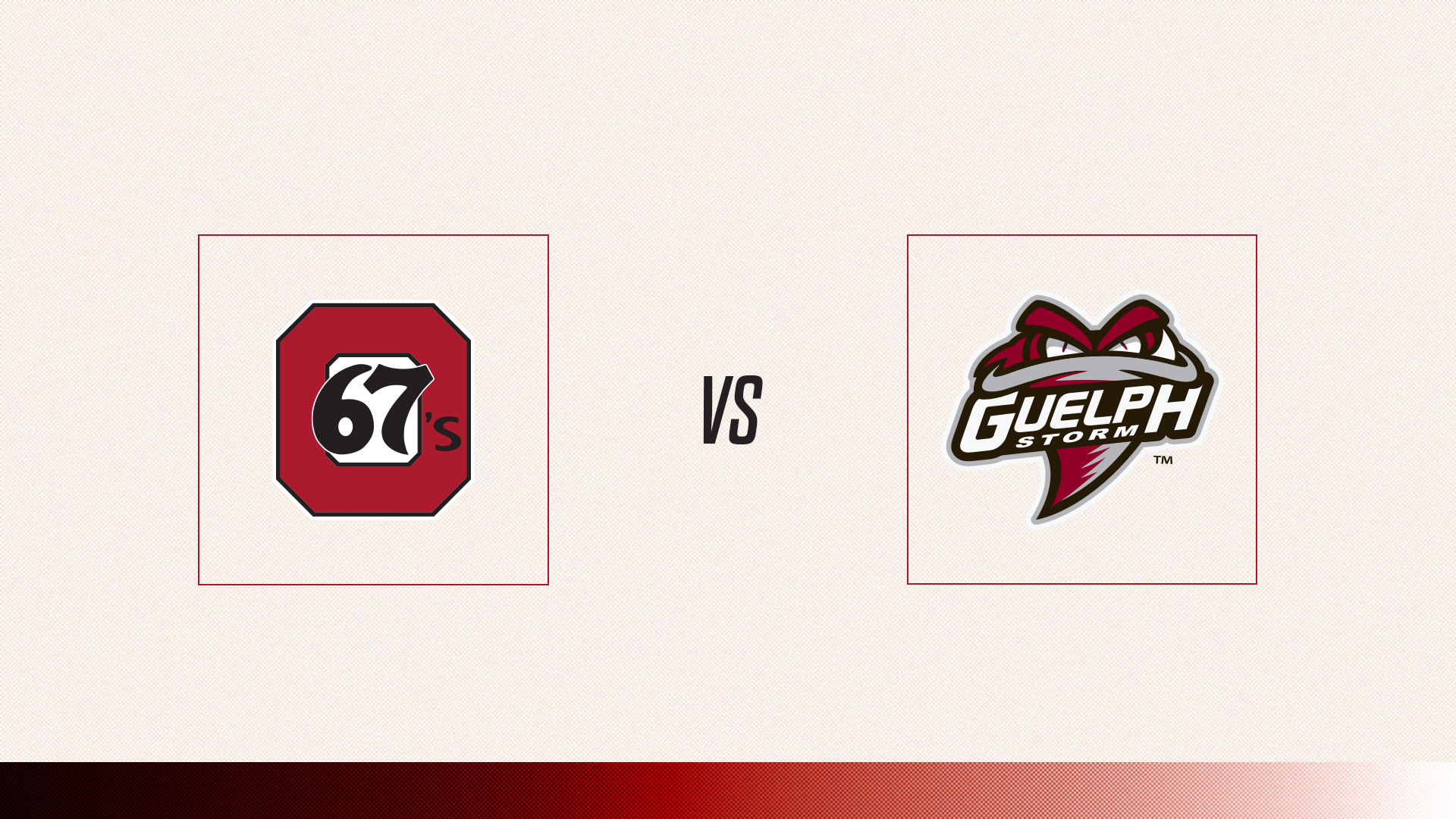 67's Vs. Guelph Storm