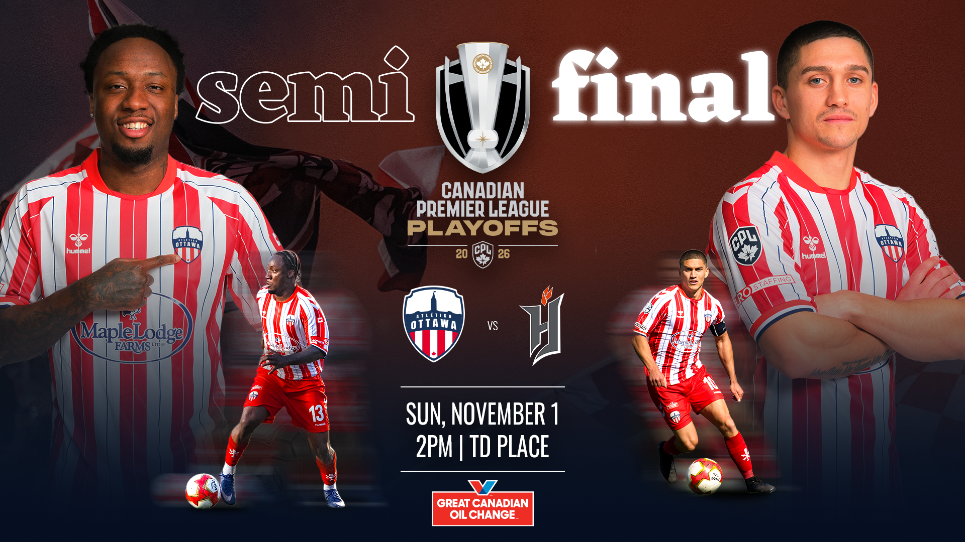 Atlético Ottawa vs. Forge FC - CPL Semi-Final